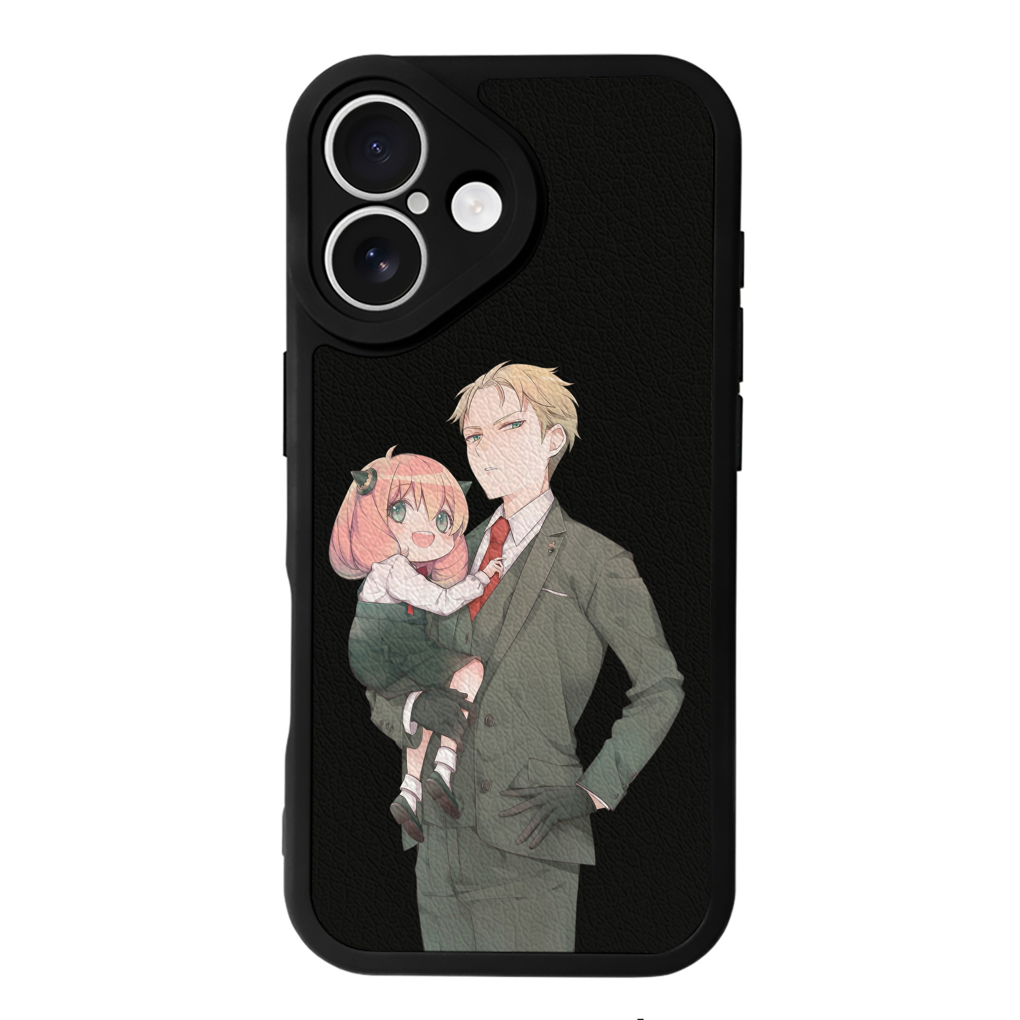 （画像用） SPY×FAMILY间谍家家酒 【iPhone 16シリーズ対応】シリコンスマホケース（レザー調） 材質：シリコン